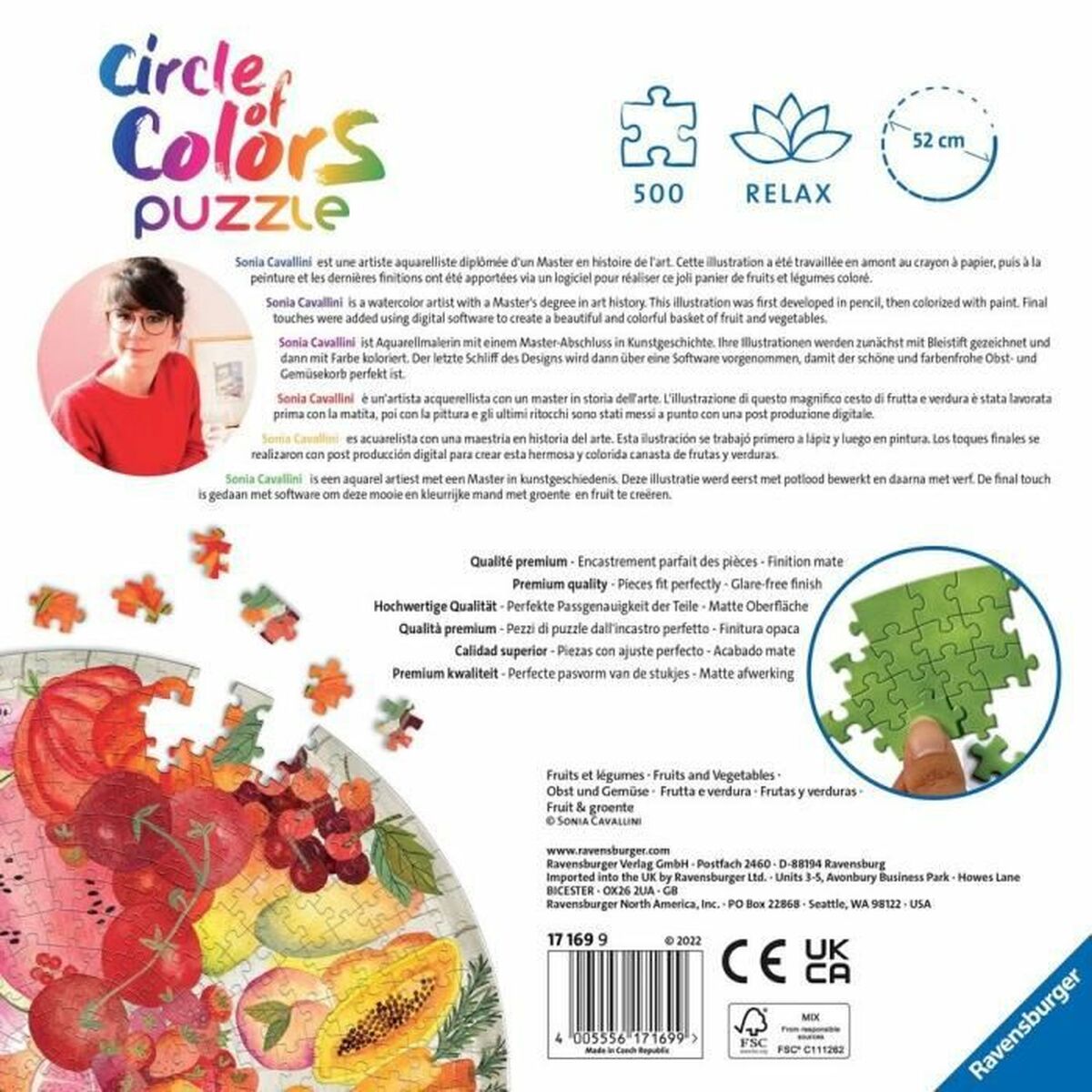 Pussel Ravensburger Iceland: Kirkjuffellsfoss  (500 Delar)